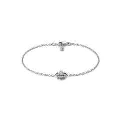 Gucci Flora 18ct White Gold Diamond Chain Bracelet