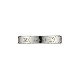 Gucci Signature Sterling Silver GG Ring