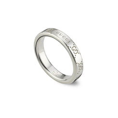 Gucci Signature Sterling Silver GG Ring