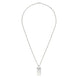 Gucci Signature Sterling Silver GG Tag Necklace