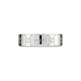 Gucci Signature Sterling Silver GG Wide Ring