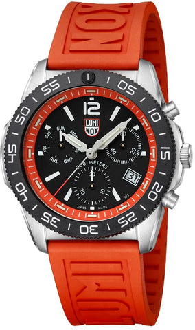 Luminox Pacific Diver Chronograph 44mm 3140 Series Black Orange