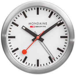 Mondaine Clock Alarm Aluminium A997.MCAL.16SBB.1