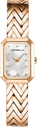 Herbelin Watch Octogone Rose Gold PVD 17446BPR19