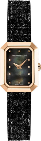 Herbelin Watch Octogone Rose Gold PVD 17446PR49