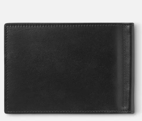 Montblanc Meisterstuck Wallet 6cc with Money Clip Black