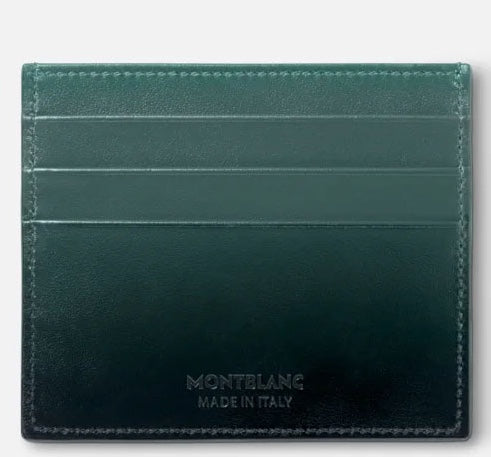 Montblanc Meisterstuck Card Holder 6cc Sfumato British Green