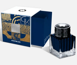 Montblanc Ink Bottle 50ml Blue Masters of Art Homage To Gustav Klimt