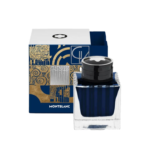 Montblanc Ink Bottle 50ml Blue Masters of Art Homage To Gustav Klimt