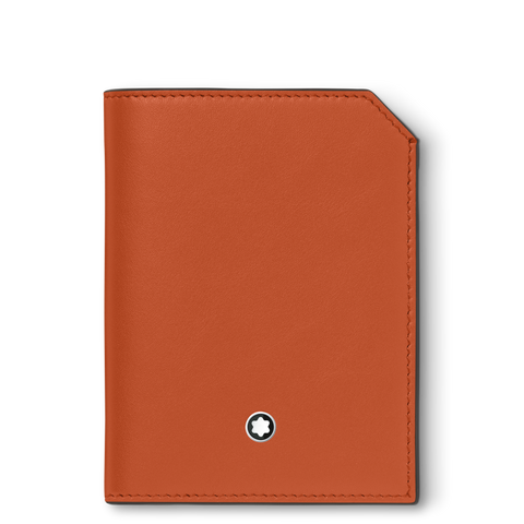 Montblanc Meisterstuck Selection Soft Mini Wallet 4cc Spicy Orange 131244