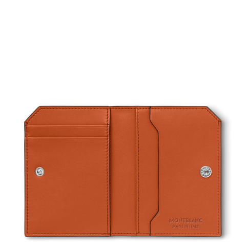 Montblanc Meisterstuck Selection Soft Mini Wallet 4cc Spicy Orange