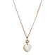 Chopard Happy Hearts 18ct Rose Gold 0.05ct Diamond Mother of Pearl Pendant