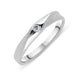 Platinum Diamond Brilliant Cut Twisted Wedding Ring, DW070.