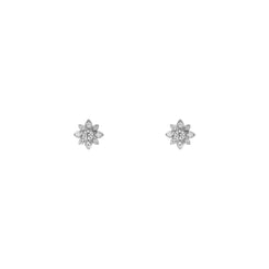 Gucci Flora 18ct White Gold Diamond Earrings