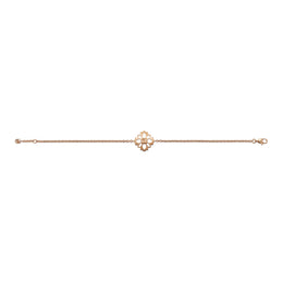 Gucci Flora 18ct Rose Gold Diamond Chain Bracelet