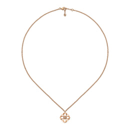 Gucci Flora 18ct Rose Gold Diamond Chain Necklace