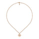 Gucci Flora 18ct Rose Gold Diamond Chain Necklace