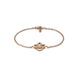 Gucci Flora 18ct Rose Gold Diamond Chain Bracelet