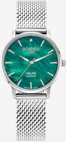 Roamer Watch Valais Green Ladies 989847 41 70 05