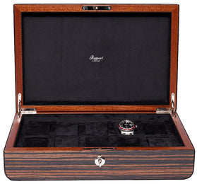 Rapport Watch Box Mayfair 10 Macassar Wood L277