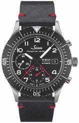 Sinn Watch 156.1 Vintage Black With Red Seam 156.030 Vintage Black