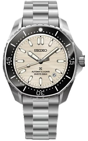 Seiko Watch Prospex 300m Automatic Polygonal Divers Pearl White SPB481J1