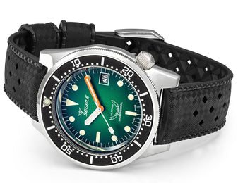 Squale 1521 Green Ray Rubber