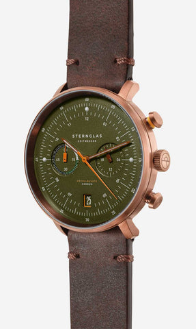 Sternglas Hamburg Chrono Green Bronze