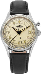 Vulcain Watch Cricket Classique 36mm Eggshell Leather 100169B77.BAC301