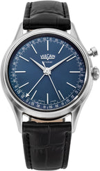 Vulcain Watch Cricket President 36mm Blue 100172A30.BAL301