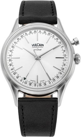 Vulcain Watch Cricket President 39mm Silver 100173A20.BAC201