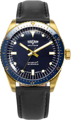 Vulcain Watch Skindiver Nautique Gold & Blue 661170A37.BOC201