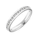 18ct White Gold 0.30ct Diamond Channel Set Half Eternity Ring, CGN-699