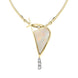 00028104 18ct Yellow Gold Opal Diamond Unique Necklace VUOP100 