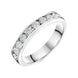 00176918 Platinum 0.75ct Diamond Channel Set Half Eternity Ring, FEU-2014.