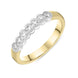 00186194 18ct Yellow Gold 0.44ct Diamond Bezel Set Half Eternity Ring, FEU-2289 front