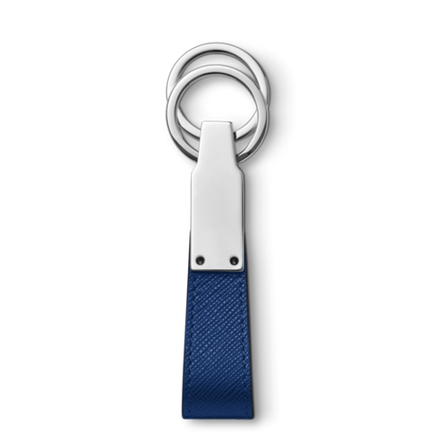 Montblanc Sartorial Loop Key Fob Blue D