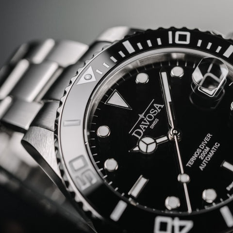 Davosa Watch Ternos Diver Lady Black 16619550 Watch | Jura Watches