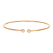 18ct Rose Gold 0.10ct Diamond Two Stone Cuff Bangle BLC-019