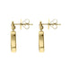 18ct Yellow Gold Blue John 0.06ct Diamond Tapered Drop Earrings, E737_D6_2 .