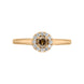 18ct Rose Gold Brilliant Cut 0.22ct Brown Diamond Round Ring BLC-203