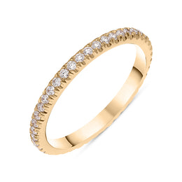 18ct Rose Gold Diamond Full Eternity Ring, BLC-270.