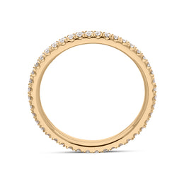 18ct Rose Gold Diamond Full Eternity Ring, BLC-270_3