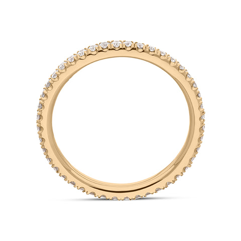 18ct Rose Gold Diamond Full Eternity Ring, BLC-270_3