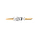 18ct Rose Gold Diamond Three Stone Ring, BLC-281_3