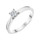 18ct White Gold 0.17ct Diamond Brilliant Cut Solitaire Ring R560