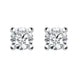 18ct White Gold 0.26ct Diamond Claw Set Solitaire Stud Earrings FEU-2217