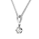 18ct White Gold 0.30ct Diamond Brilliant Cut Solitaire Necklace