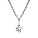 18ct White Gold 0.30ct Diamond Brilliant Cut Solitaire Necklace