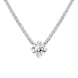 18ct White Gold 0.31ct Diamond Brilliant Cut Solitaire Necklace BLC-191